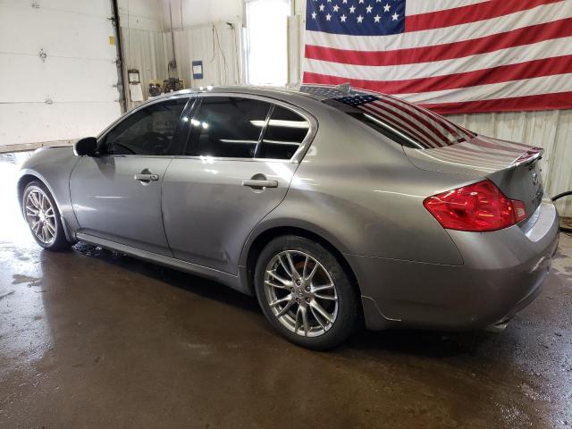 JNKBV61F88M266899 - 2008 INFINITI G35 GRAY photo 2