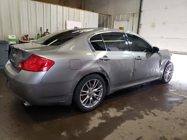 JNKBV61F88M266899 - 2008 INFINITI G35 GRAY photo 3