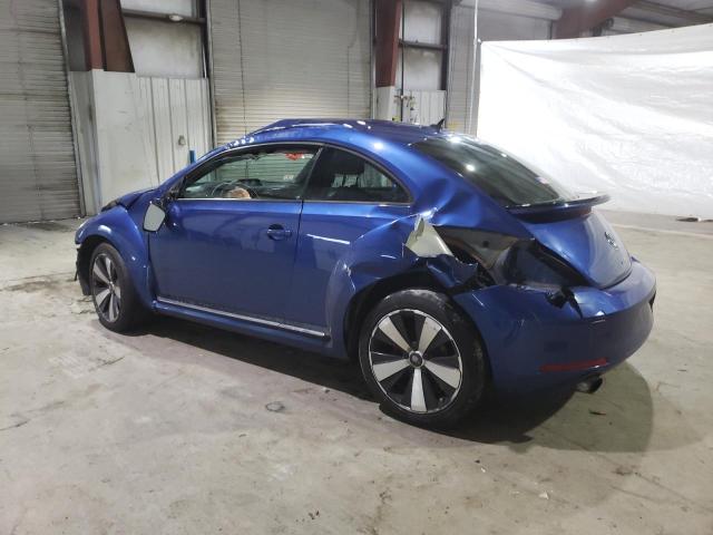 3VW4A7AT9DM617543 - 2013 VOLKSWAGEN BEETLE TURBO BLUE photo 2
