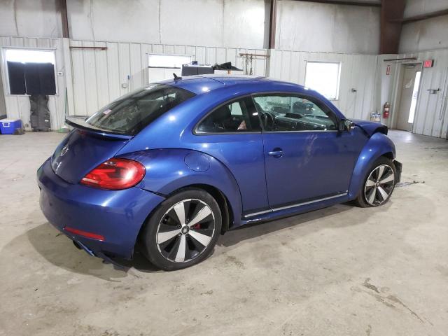 3VW4A7AT9DM617543 - 2013 VOLKSWAGEN BEETLE TURBO BLUE photo 3