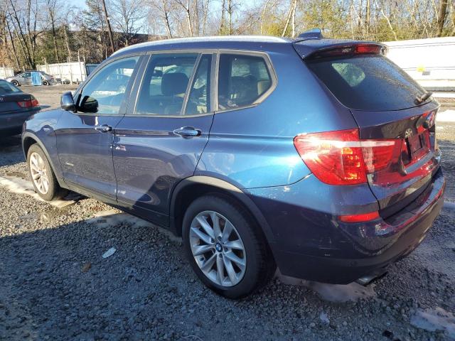 5UXWX9C5XF0D52191 - 2015 BMW X3 XDRIVE28I BLUE photo 2