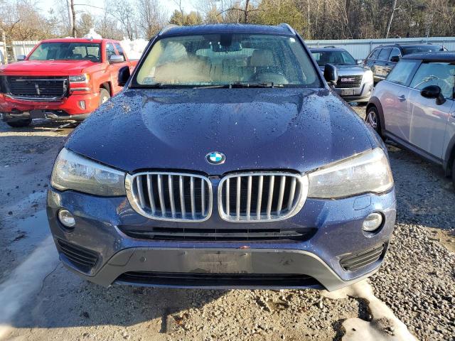 5UXWX9C5XF0D52191 - 2015 BMW X3 XDRIVE28I BLUE photo 5