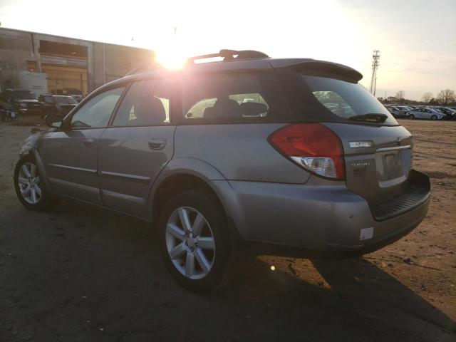 4S4BP62C287303102 - 2008 SUBARU OUTBACK 2.5I LIMITED GRAY photo 2