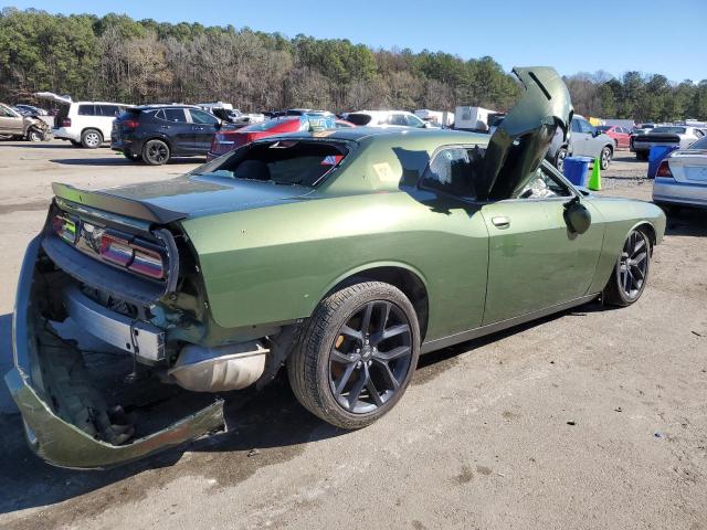 2C3CDZJG0LH234676 - 2020 DODGE CHALLENGER GT GREEN photo 3