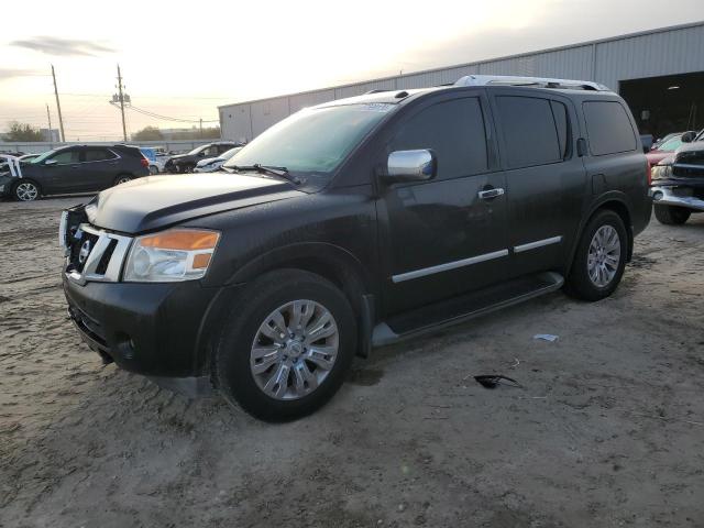 5N1BA0NF4FN617430 - 2015 NISSAN ARMADA PLATINUM BLACK photo 1