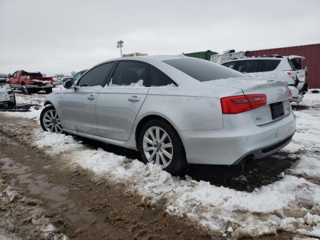 WAUHGAFC8DN066825 - 2013 AUDI A6 PRESTIGE SILVER photo 2