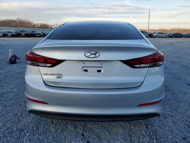 5NPD74LF2JH323071 - 2018 HYUNDAI ELANTRA SE SILVER photo 6