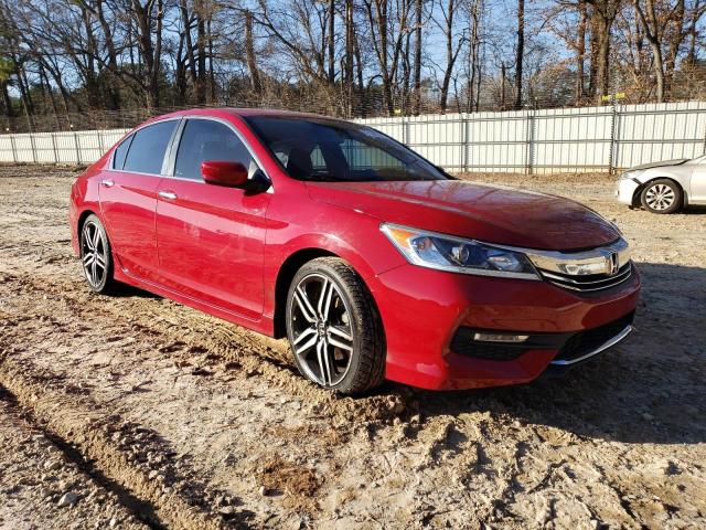 1HGCR2F16HA048625 - 2017 HONDA ACCORD SPORT SPECIAL EDITION RED photo 4