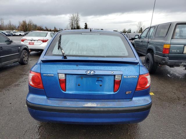 KMHDN56D55U133679 - 2005 HYUNDAI ELANTRA GLS BLUE photo 6