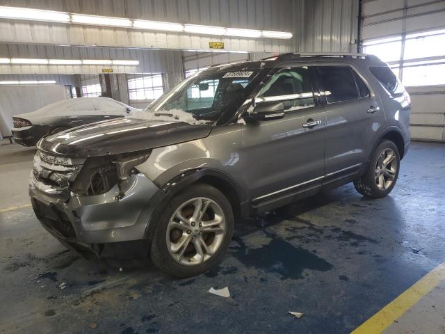 1FM5K8F88DGB32718 - 2013 FORD EXPLORER LIMITED GRAY photo 1