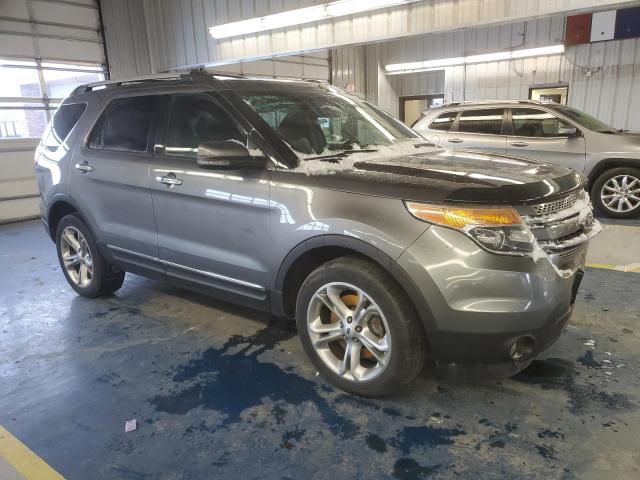 1FM5K8F88DGB32718 - 2013 FORD EXPLORER LIMITED GRAY photo 4