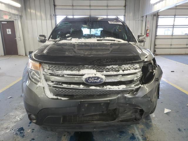 1FM5K8F88DGB32718 - 2013 FORD EXPLORER LIMITED GRAY photo 5