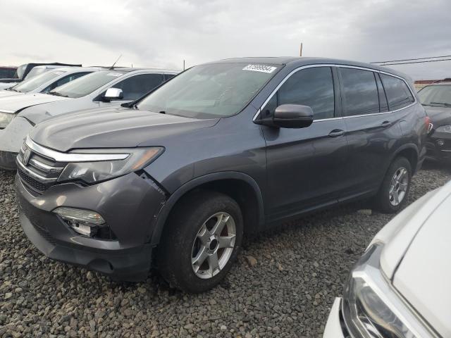 5FNYF6H66HB000384 - 2017 HONDA PILOT EXL GRAY photo 1