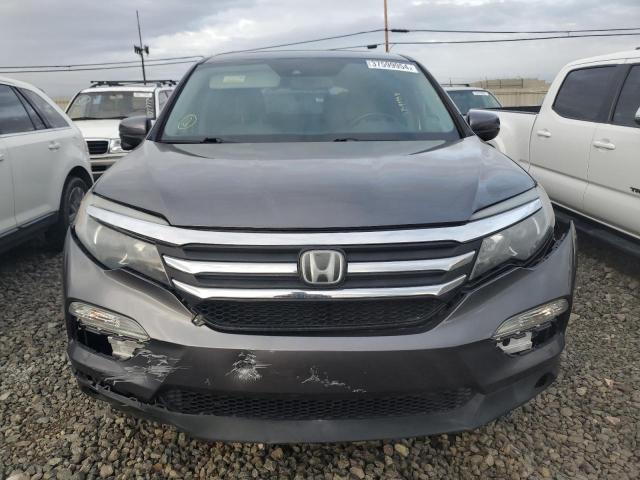 5FNYF6H66HB000384 - 2017 HONDA PILOT EXL GRAY photo 5