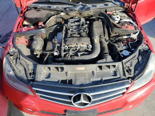 WDDGF4HB0EA942079 - 2014 MERCEDES-BENZ C 250 RED photo 11