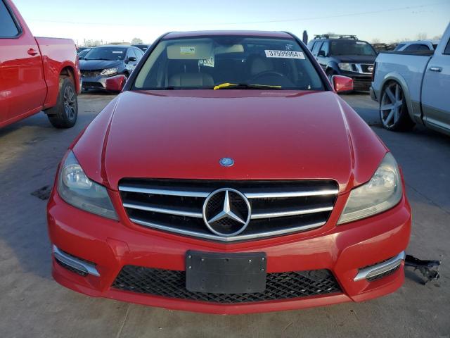 WDDGF4HB0EA942079 - 2014 MERCEDES-BENZ C 250 RED photo 5