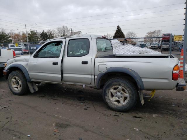 5TEHN72N84Z350858 - 2004 TOYOTA TACOMA DOUBLE CAB 银色 照片 2