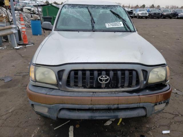 5TEHN72N84Z350858 - 2004 TOYOTA TACOMA DOUBLE CAB SILVER photo 5