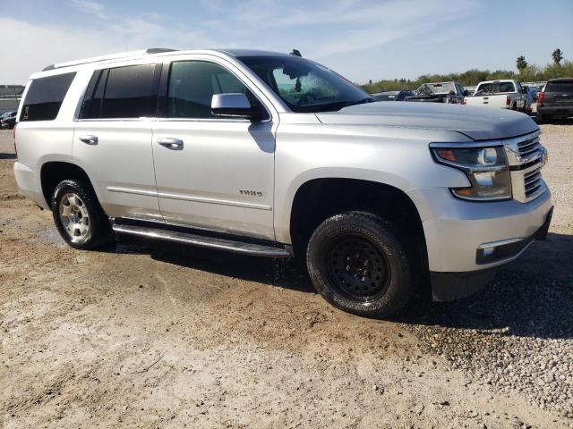 1GNSCCKCXFR162481 - 2015 CHEVROLET TAHOE C1500 LTZ SILVER photo 4