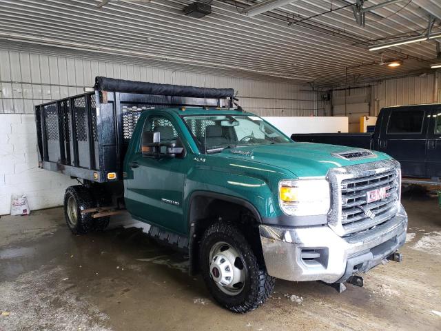 1GD32VCY4JF142481 - 2018 GMC SIERRA K3500 GREEN photo 1