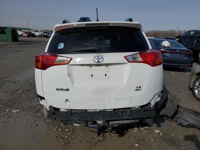 JTMBFREV0FD168013 - 2015 TOYOTA RAV4 LE WHITE photo 6