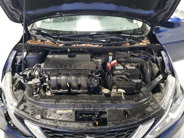 3N1AB7AP7KY254125 - 2019 NISSAN SENTRA S BLUE photo 11