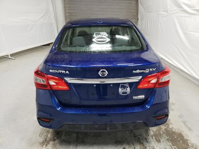 3N1AB7AP7KY254125 - 2019 NISSAN SENTRA S BLUE photo 6