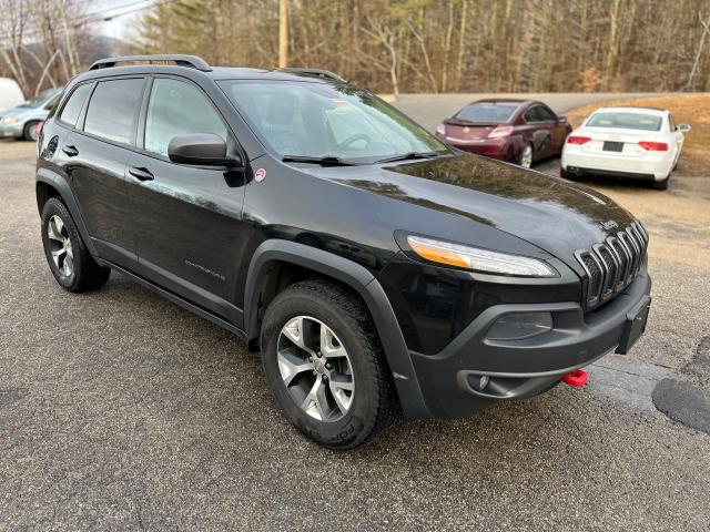 1C4PJMBB9EW109787 - 2014 JEEP CHEROKEE TRAILHAWK BLACK photo 1