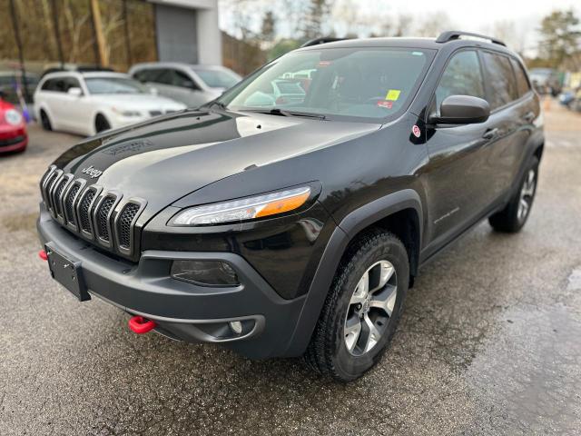 1C4PJMBB9EW109787 - 2014 JEEP CHEROKEE TRAILHAWK BLACK photo 2