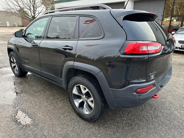 1C4PJMBB9EW109787 - 2014 JEEP CHEROKEE TRAILHAWK BLACK photo 3