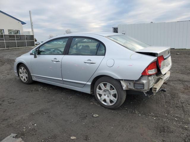 2HGFA1F58AH325574 - 2010 HONDA CIVIC LX SILVER photo 2