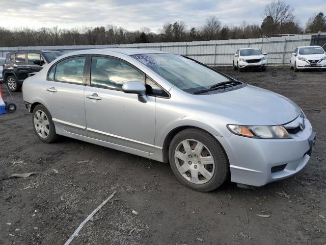 2HGFA1F58AH325574 - 2010 HONDA CIVIC LX SILVER photo 4