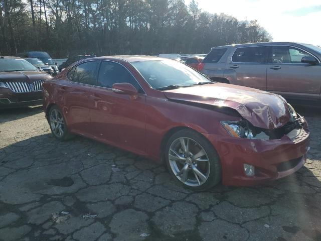 JTHBF5C21A5110351 - 2010 LEXUS IS 250 RED photo 4