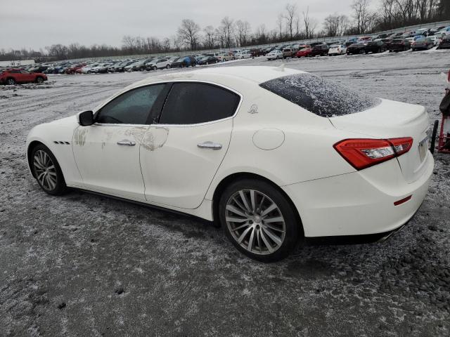 ZAM57XSA2G1167010 - 2016 MASERATI GHIBLI WHITE photo 2