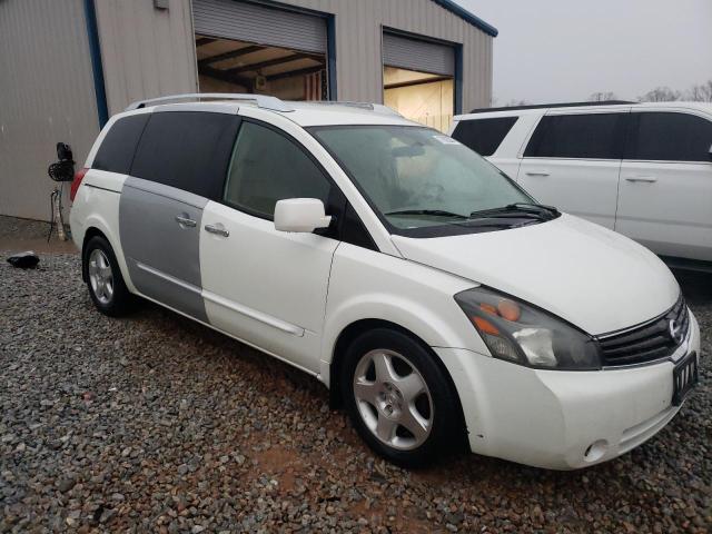 5N1BV28U78N117498 - 2008 NISSAN QUEST S WHITE photo 4