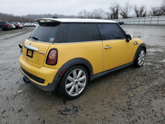 WMWMF73578TV32496 - 2008 MINI COOPER S YELLOW photo 3