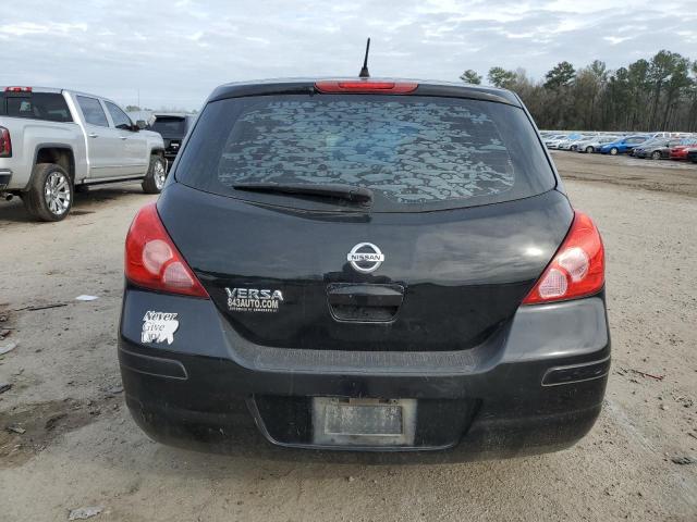 3N1BC1CPXCL368842 - 2012 NISSAN VERSA S BLACK photo 6