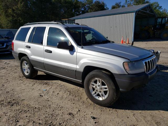 1J4GW48S63C564162 - 2003 JEEP GRAND CHER LAREDO Plata foto 4