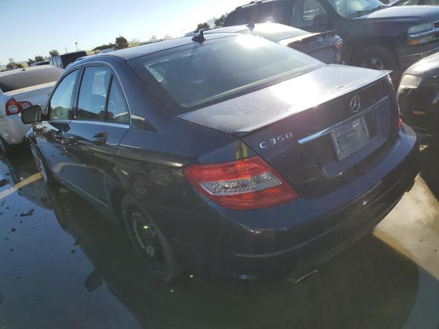 WDDGF56XX9R054757 - 2009 MERCEDES-BENZ C 350 BLUE photo 2