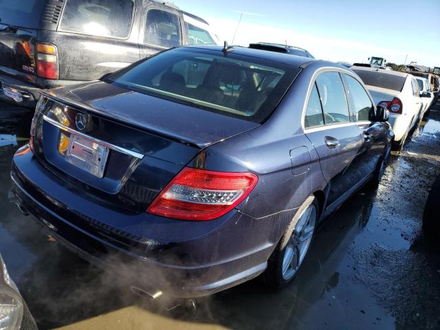 WDDGF56XX9R054757 - 2009 MERCEDES-BENZ C 350 BLUE photo 3