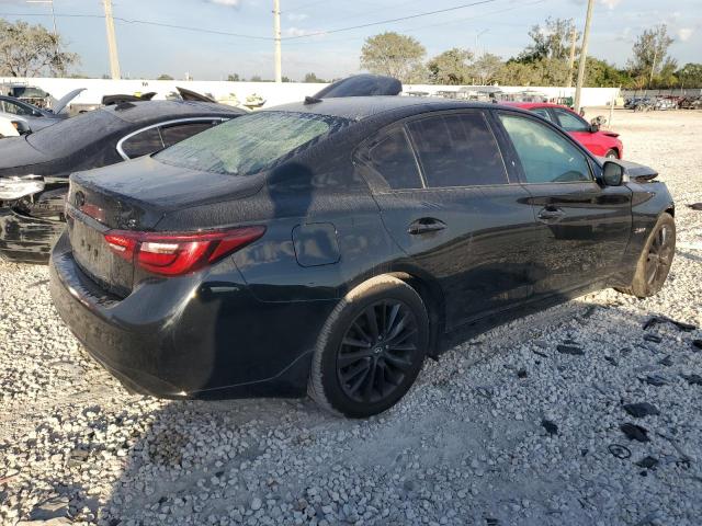 JN1EV7AR8KM558979 - 2019 INFINITI Q50 LUXE BLACK photo 3