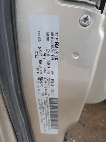 2C4RC1BG2FR731025 - 2015 CHRYSLER TOWN & COU TOURING GOLD photo 13