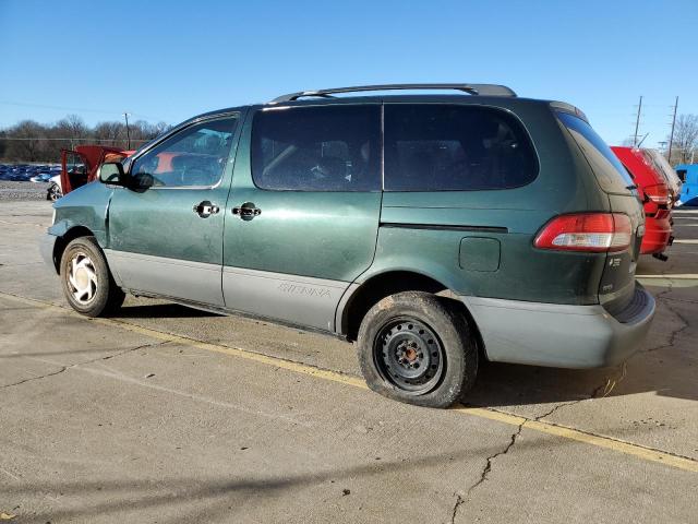 4T3ZF13C71U337926 - 2001 TOYOTA SIENNA LE GREEN photo 2