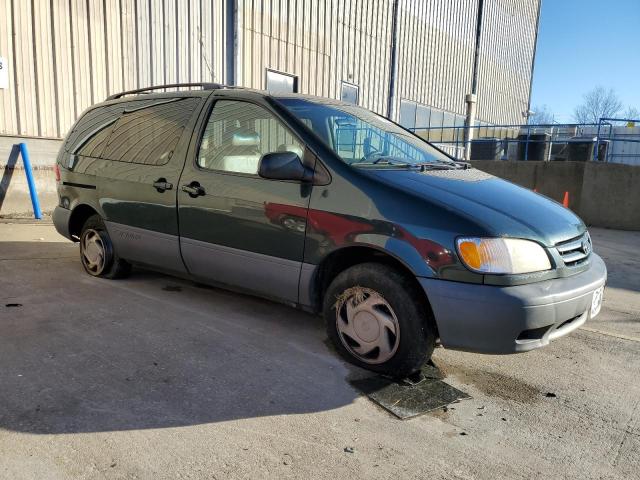 4T3ZF13C71U337926 - 2001 TOYOTA SIENNA LE GREEN photo 4