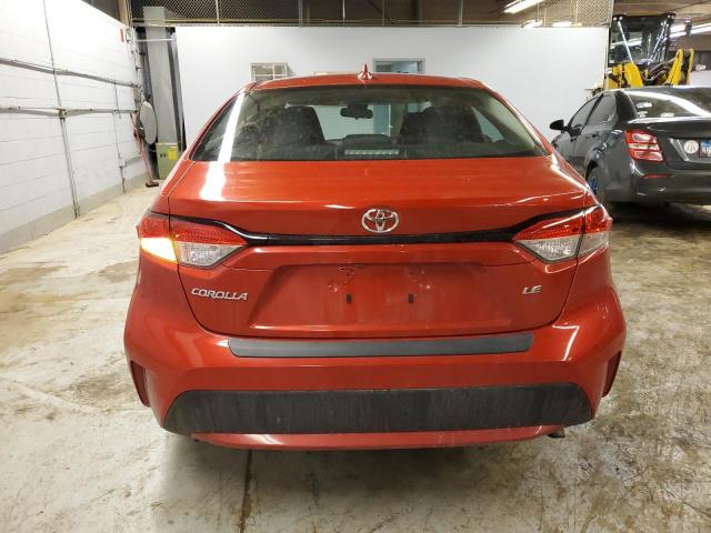 5YFVPRAE2LP101289 - 2020 TOYOTA COROLLA LE RED photo 6