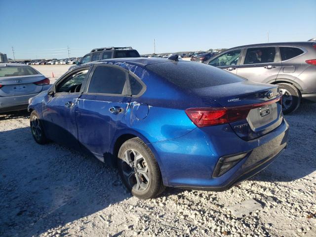 3KPF24AD1ME298455 - 2021 KIA FORTE FE BLUE photo 2