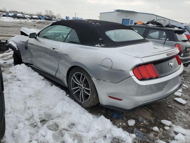 1FATP8UH1G5274754 - 2016 FORD MUSTANG SILVER photo 2