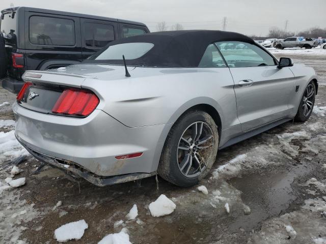 1FATP8UH1G5274754 - 2016 FORD MUSTANG SILVER photo 3