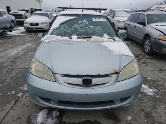 JHMES95634S016493 - 2004 HONDA CIVIC HYBRID BLUE photo 5