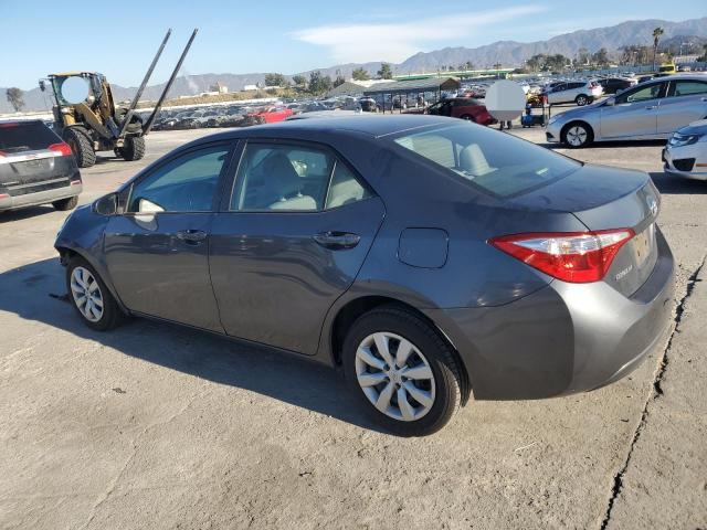 5YFBURHE5GP520681 - 2016 TOYOTA COROLLA L GRAY photo 2